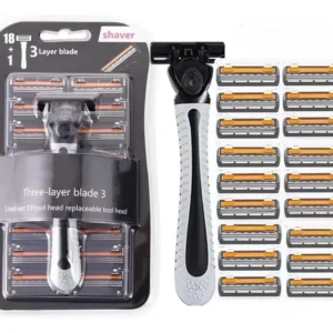 Maquina De Afeitar Hojilla Tres Capas Reemplazable 19 Piezas